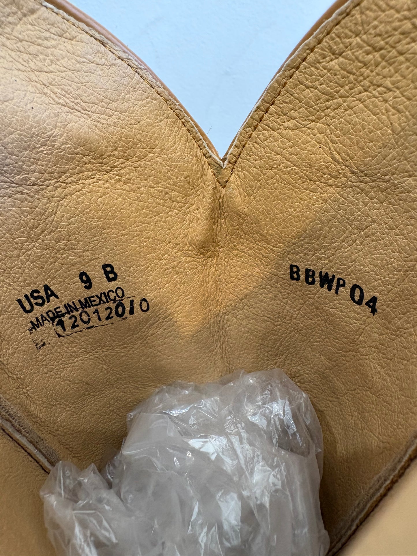 Tan Leather Cowboy Boots