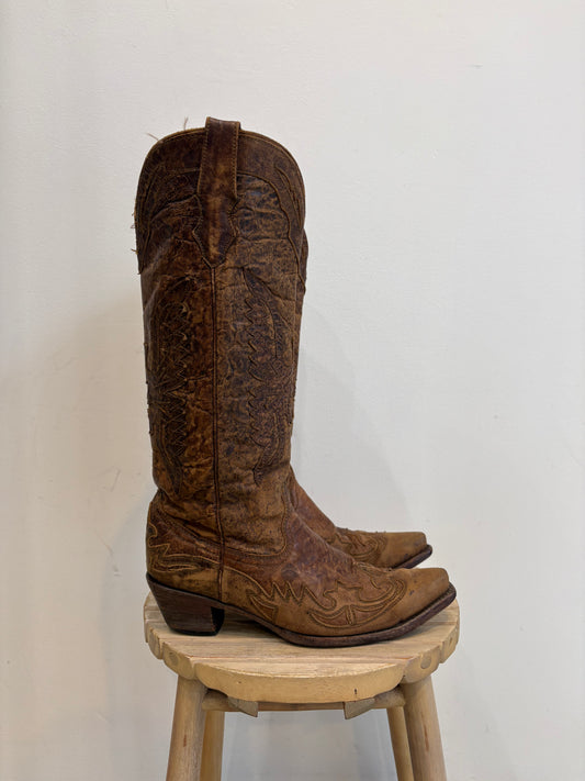 Brown Cobra Boots