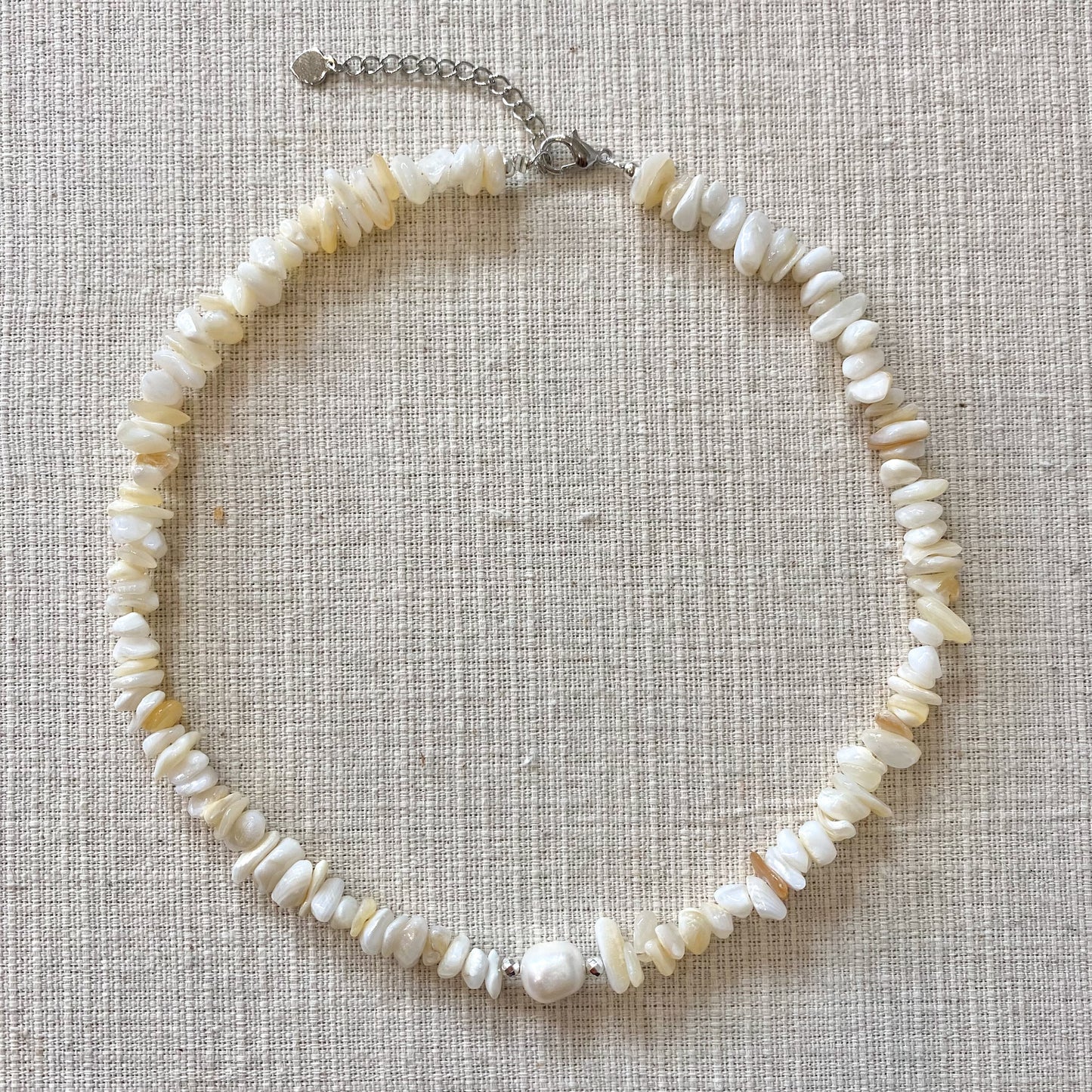 Freshwater Pearl and Shell Beaded Necklace