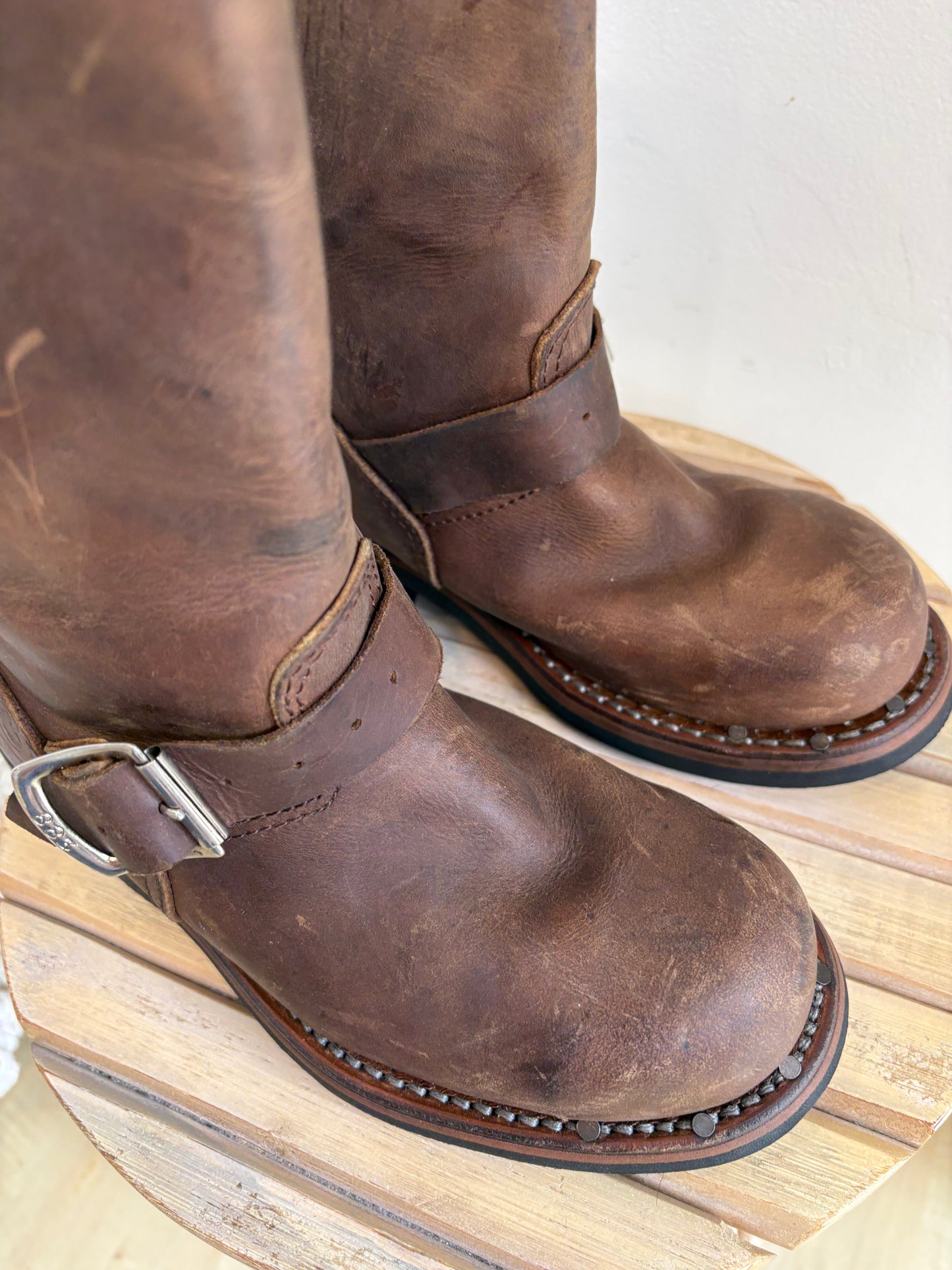 Vintage Brown leather boots
