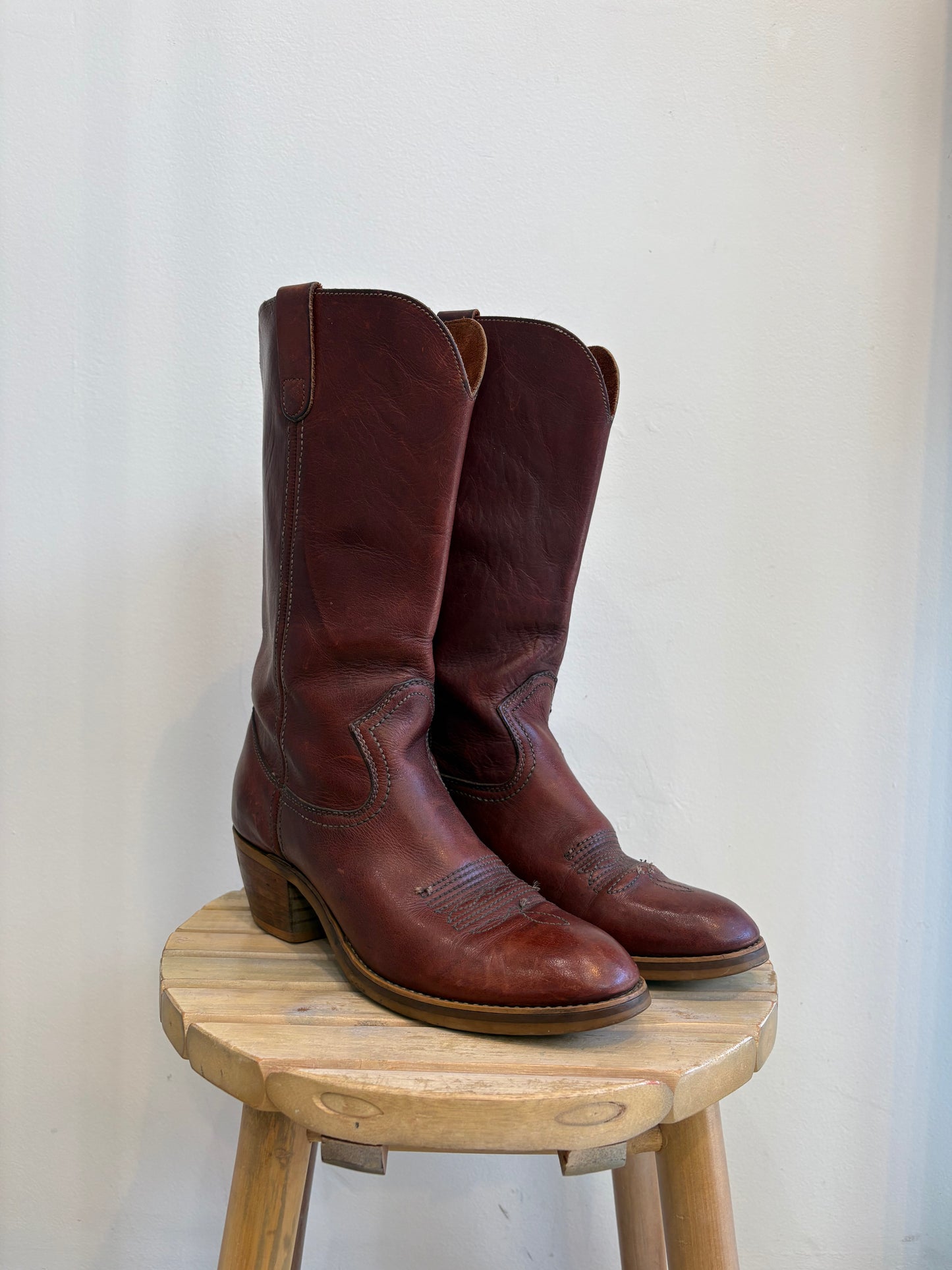 Burgundy Cowboy Boots