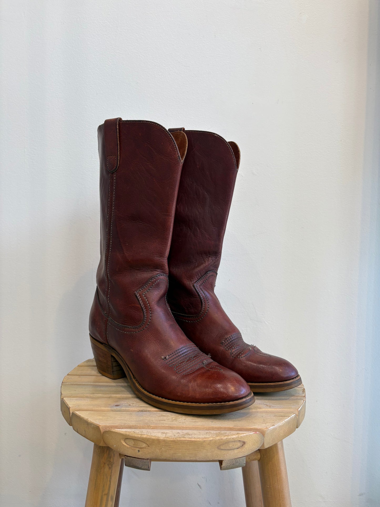 Burgundy Cowboy Boots