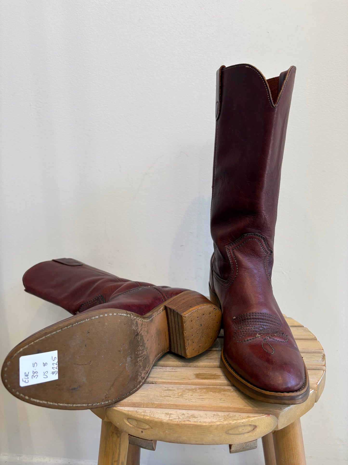 Burgundy Cowboy Boots