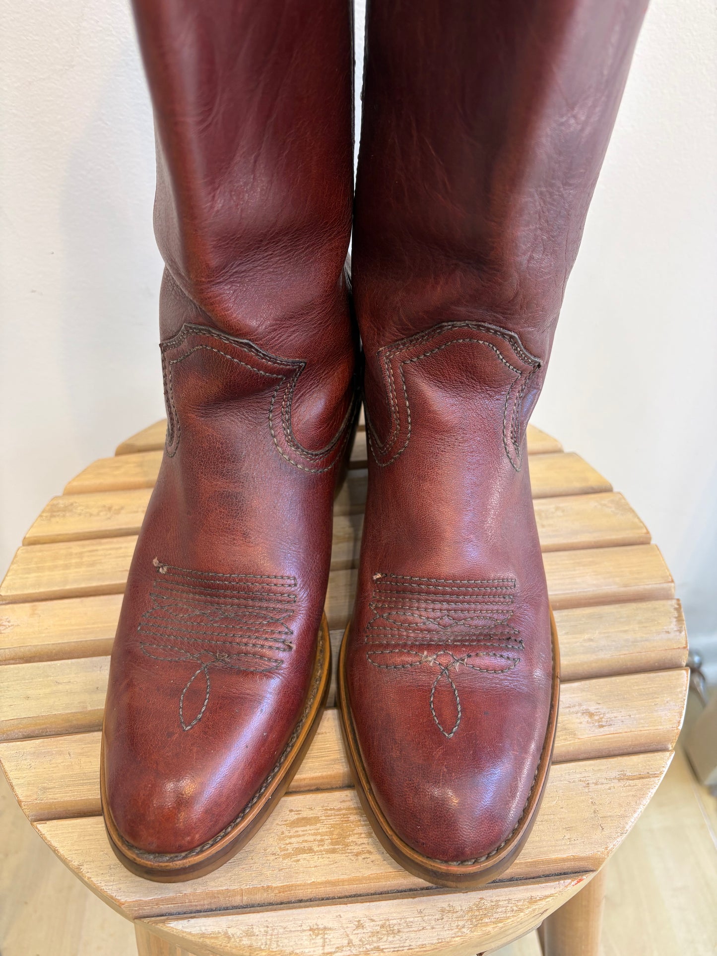 Burgundy Cowboy Boots
