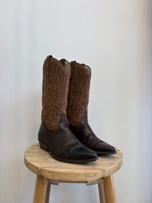 Sancho Brown Suede Cowboy boots