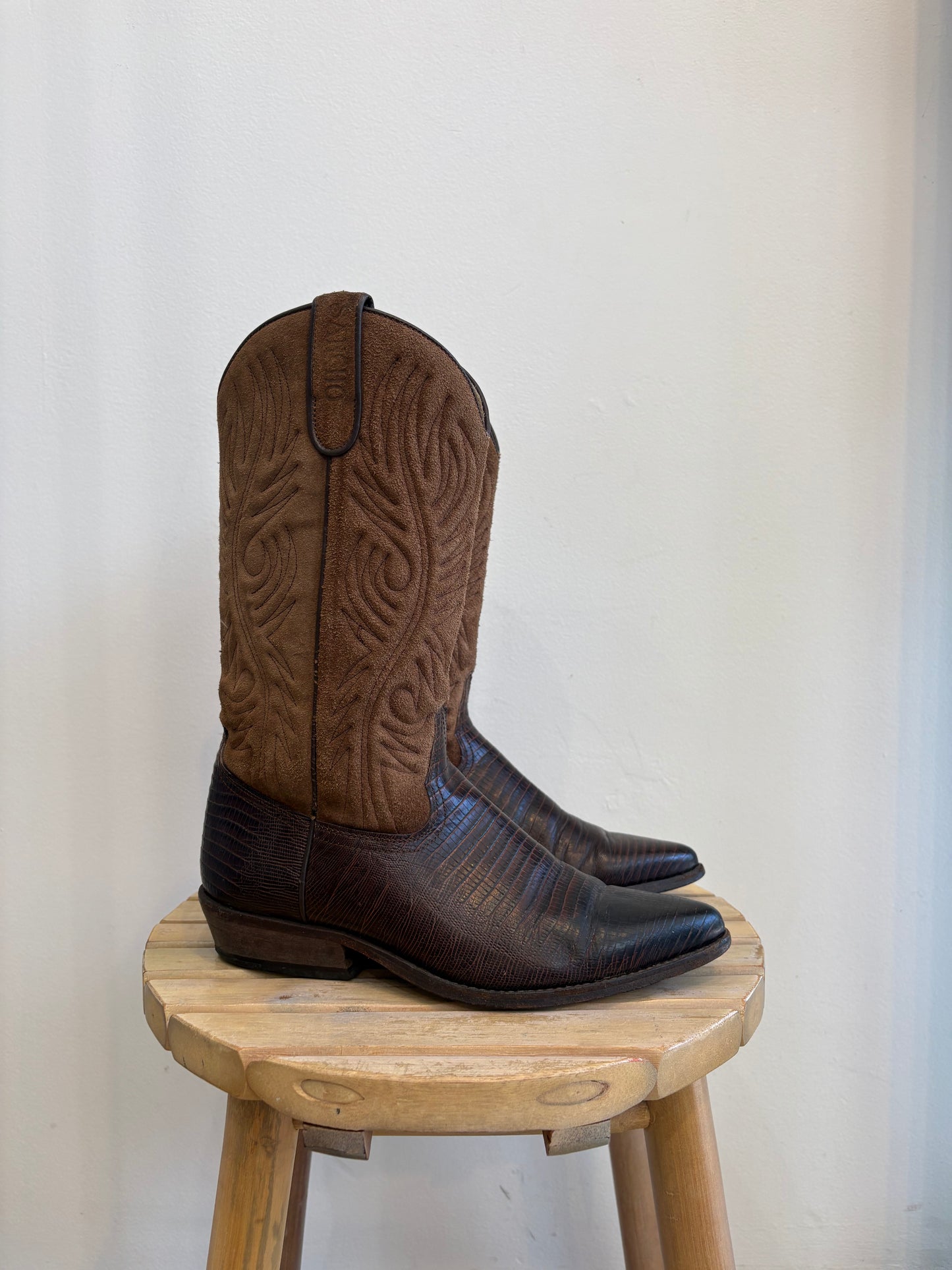 Sancho Brown Suede Cowboy boots