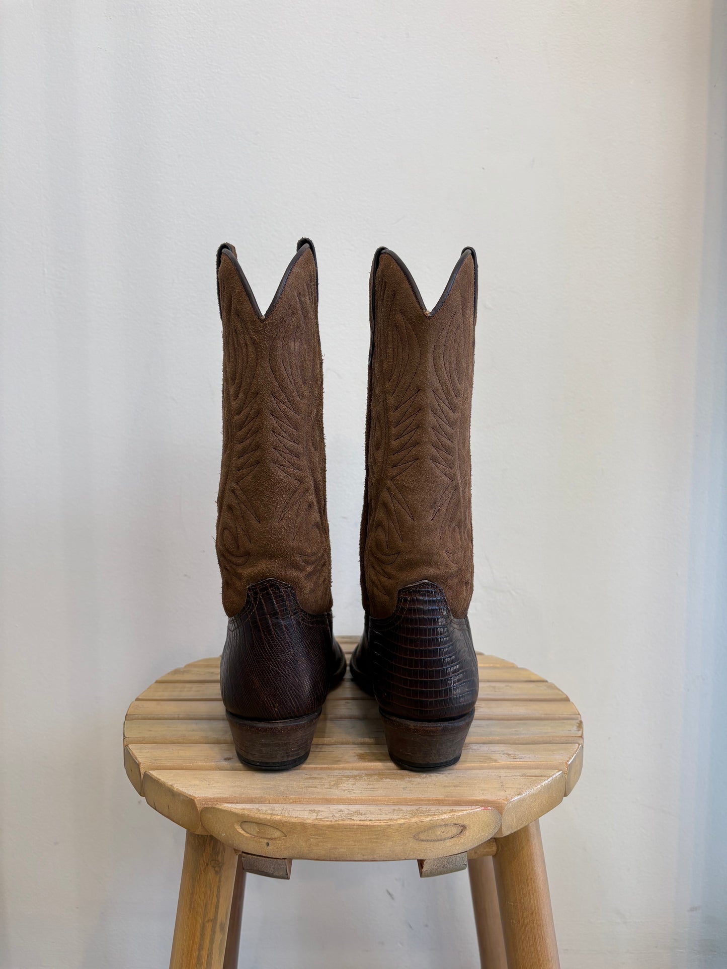 Sancho Brown Suede Cowboy boots
