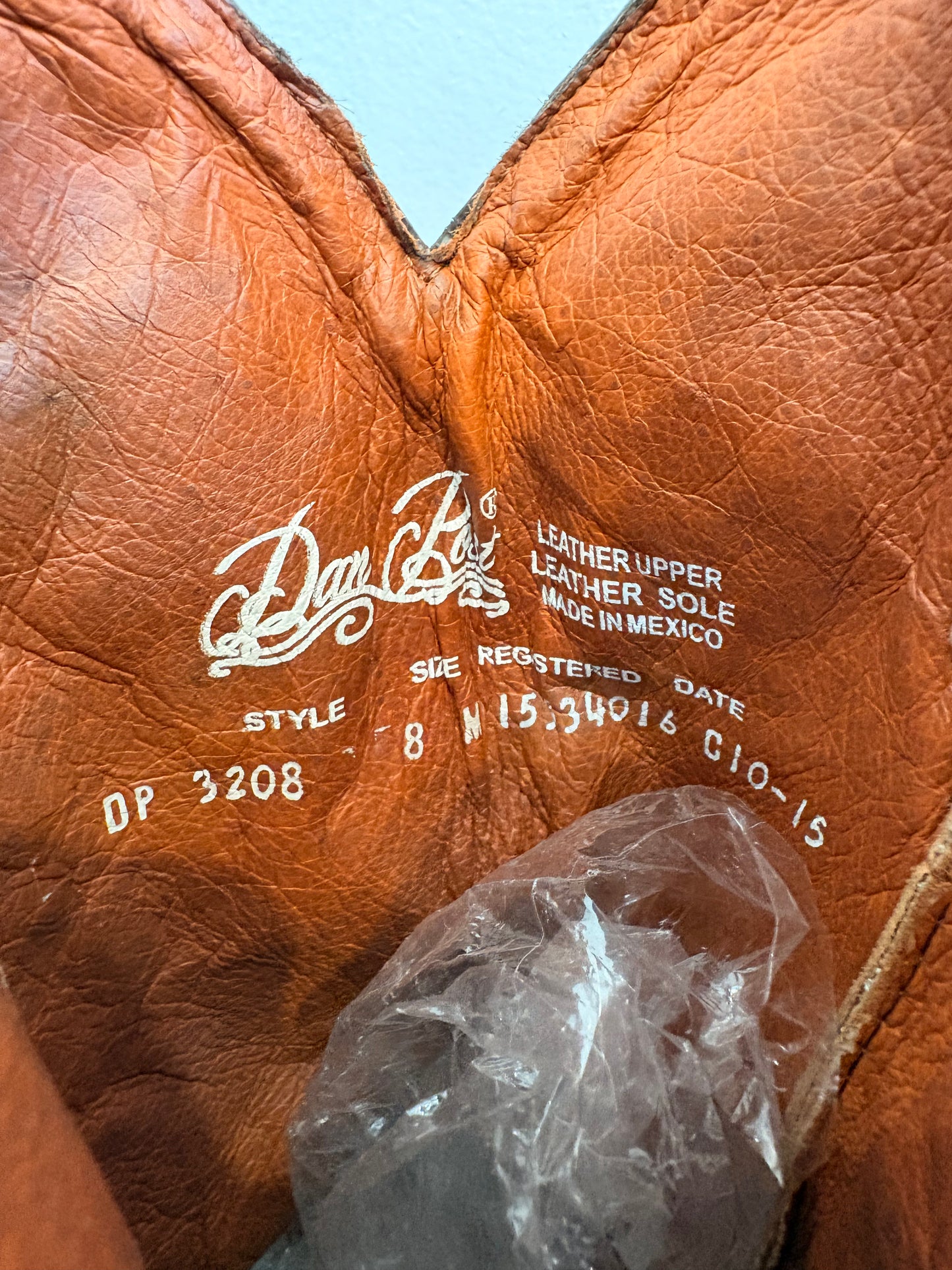 Dan Post Brown Leather Cowboy Boots