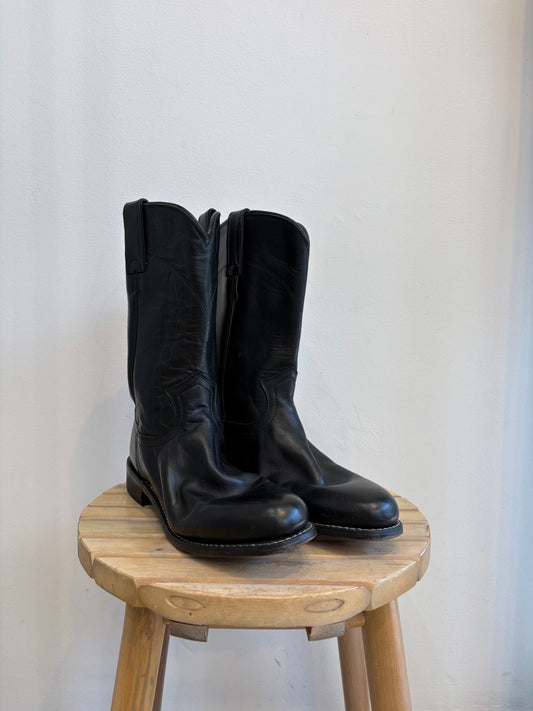Black Justin Boots classic