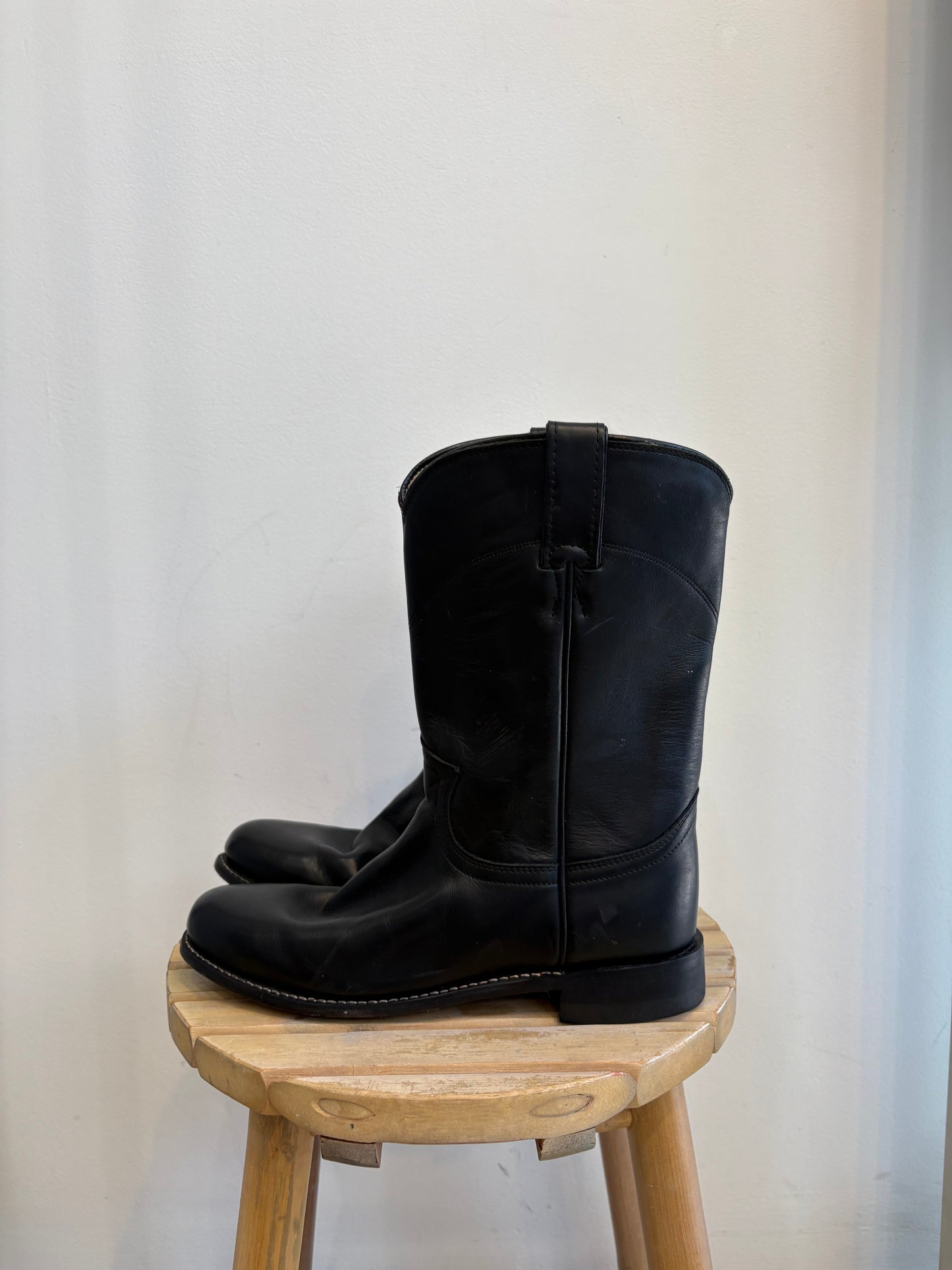 Black Justin Boots classic