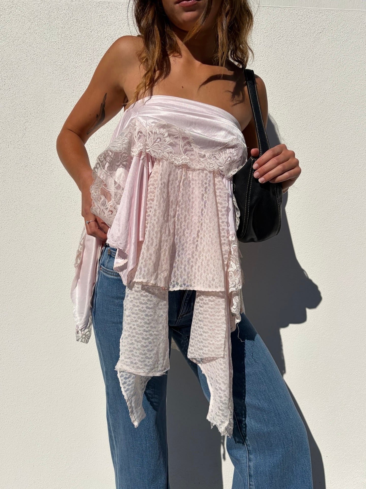 The Gigi Lace Skirt/Top in Blush