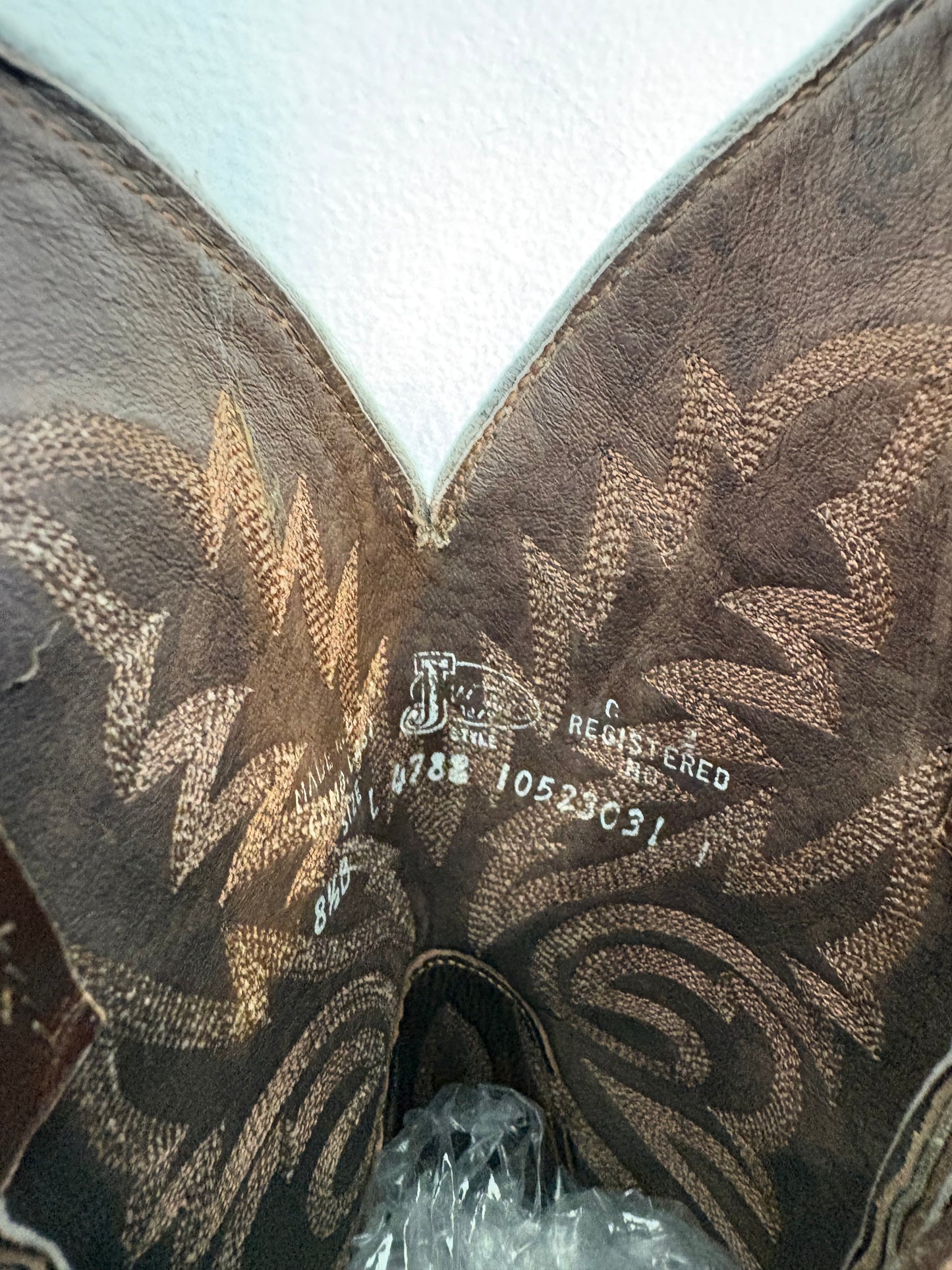 Genuine tegu lizard western boots