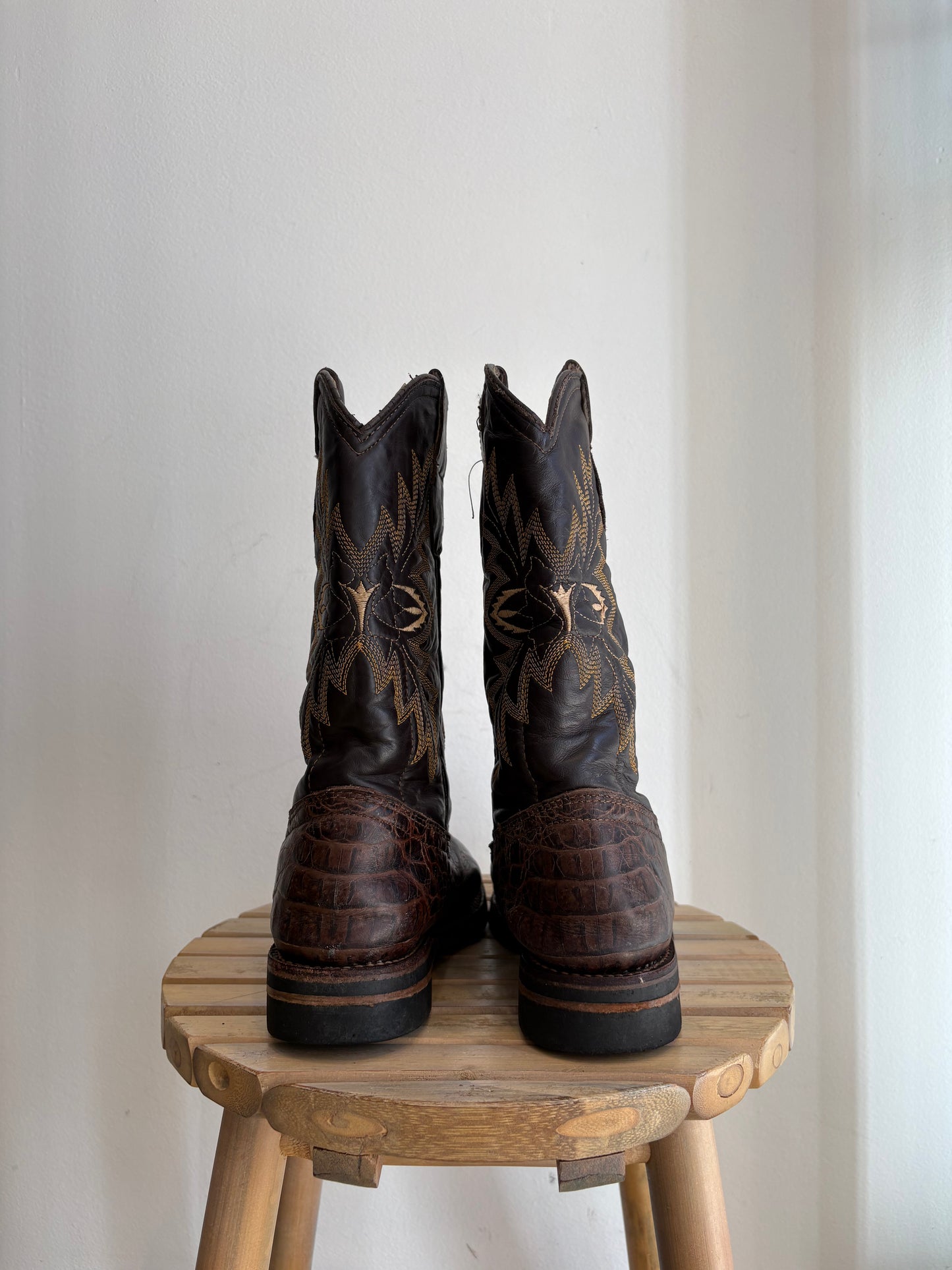 Genuine caimen boots