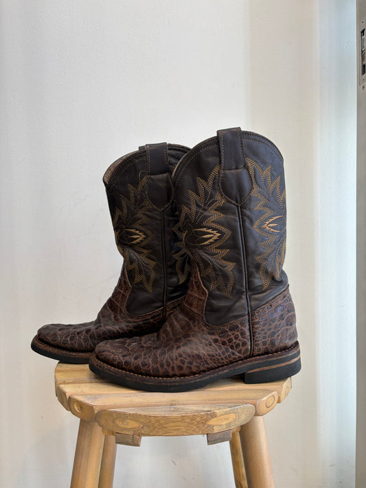 Genuine caimen boots