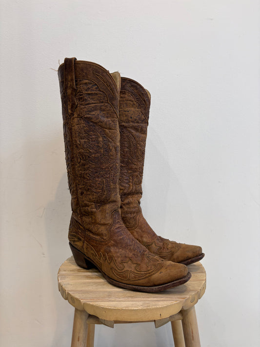 Brown Cobra Boots