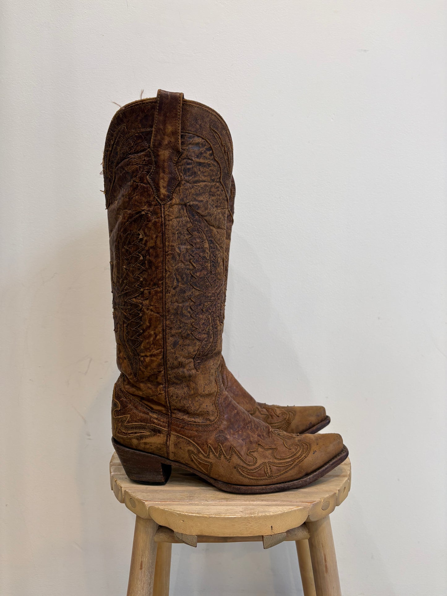 Brown Cobra Boots