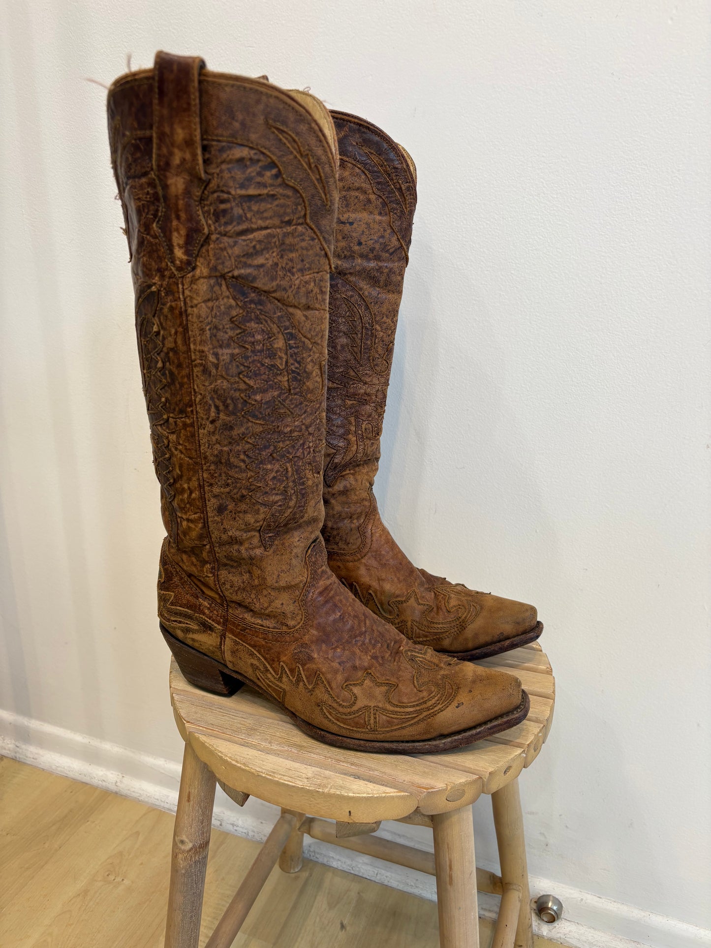 Brown Cobra Boots