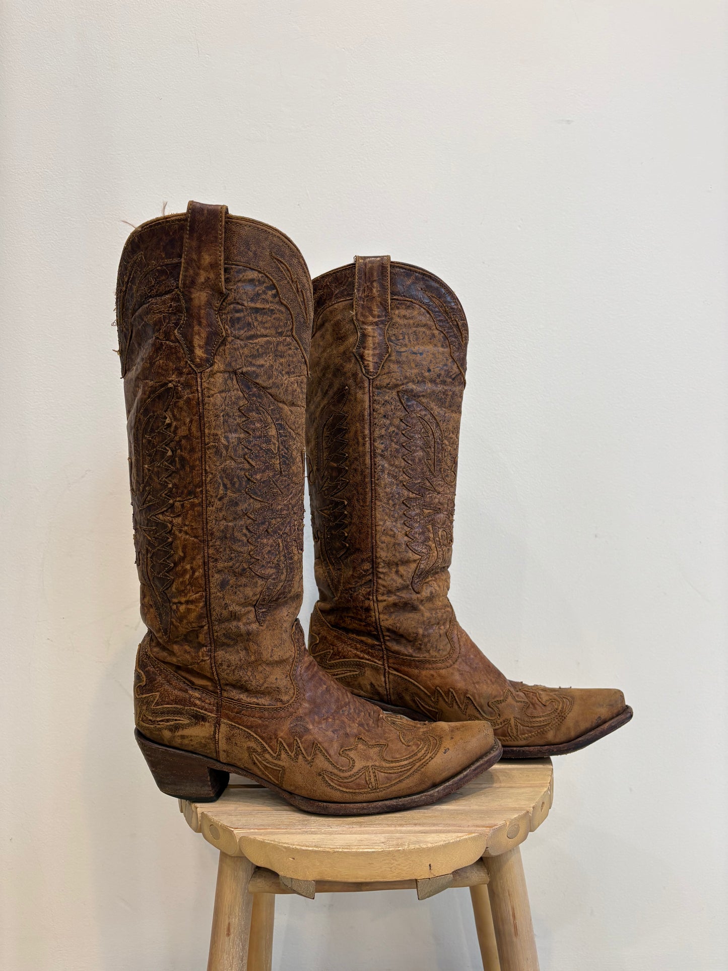 Brown Cobra Boots