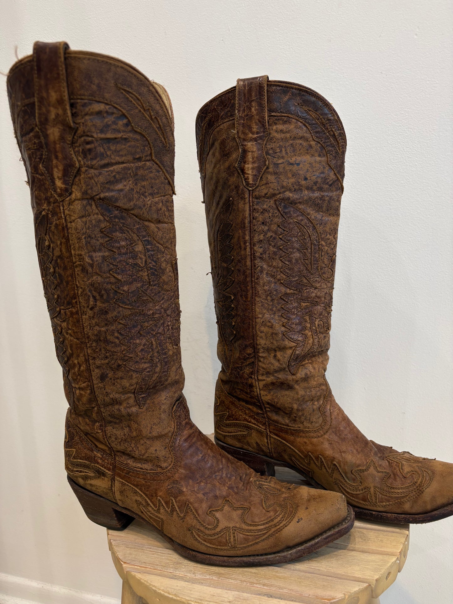 Brown Cobra Boots