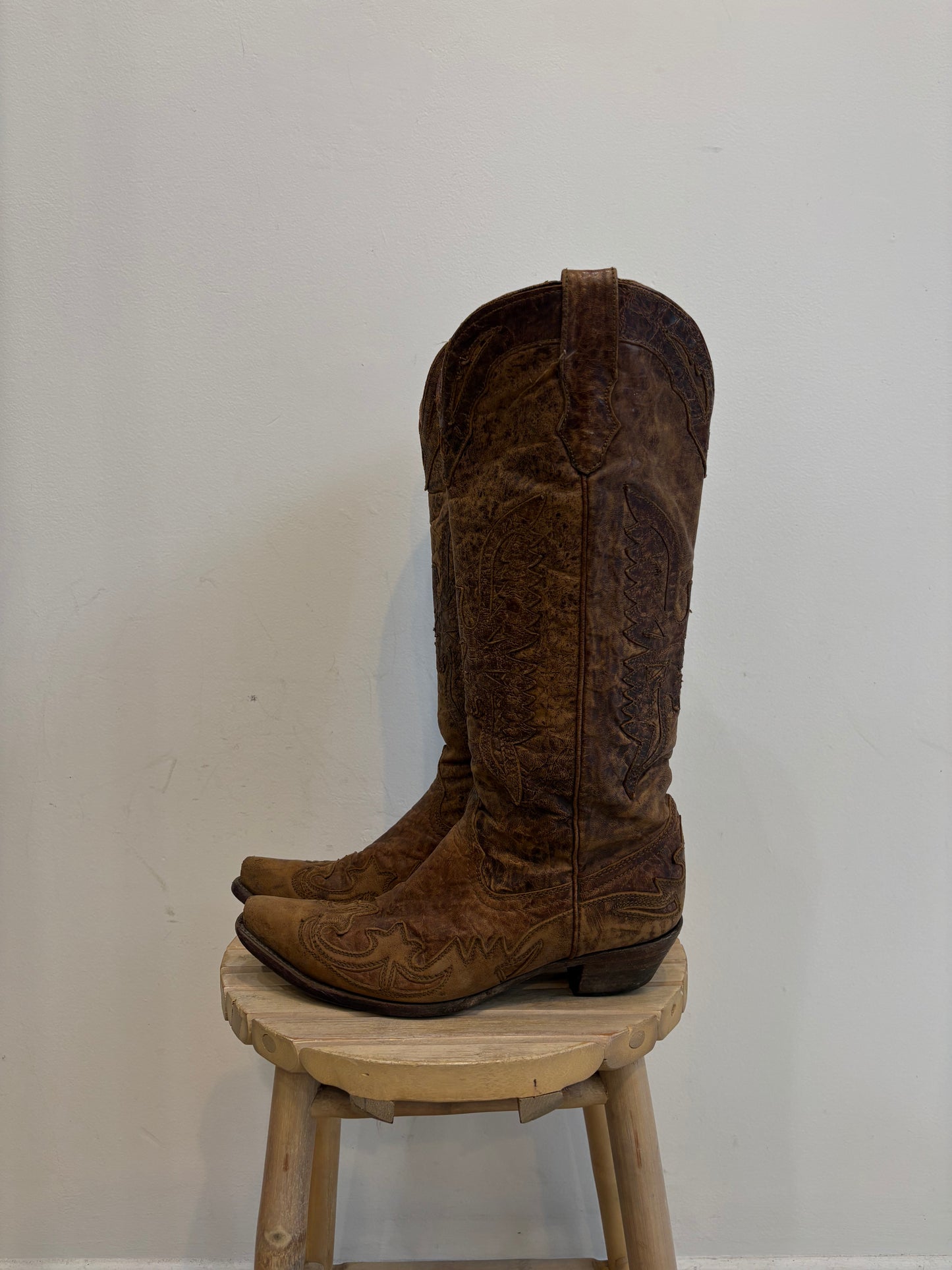 Brown Cobra Boots