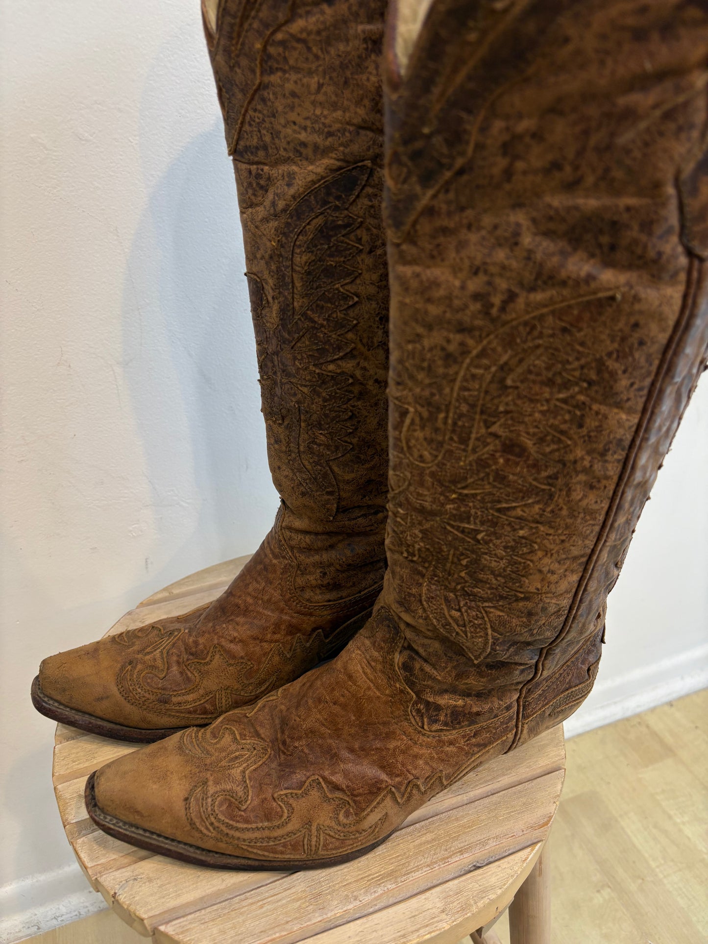 Brown Cobra Boots