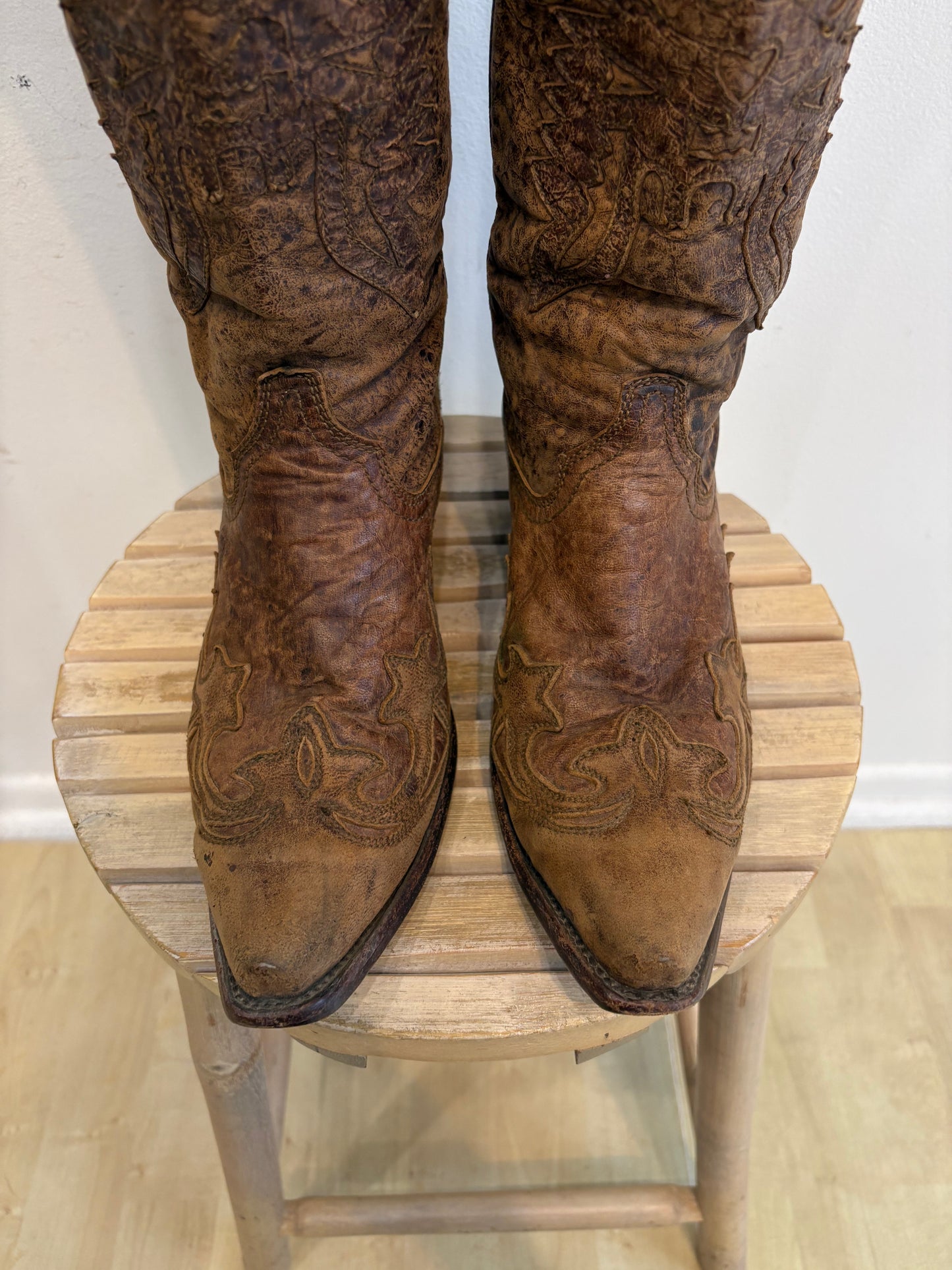 Brown Cobra Boots