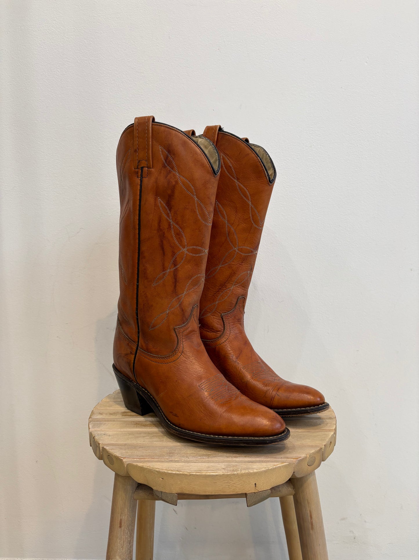 Burnt Orange Boots