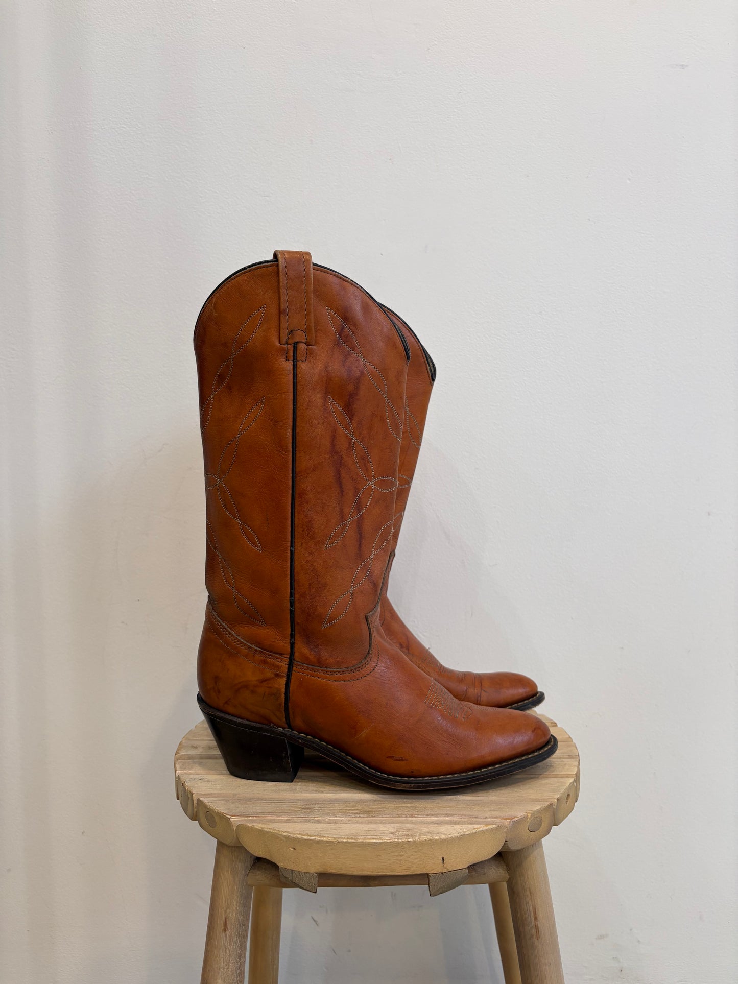 Burnt Orange Boots
