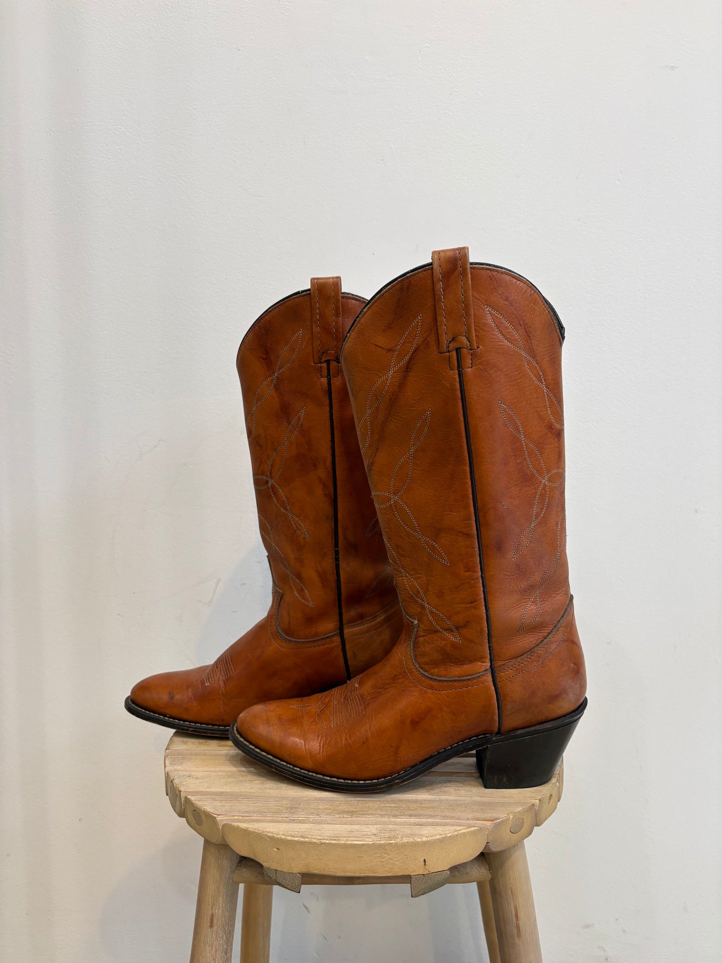 Burnt Orange Boots