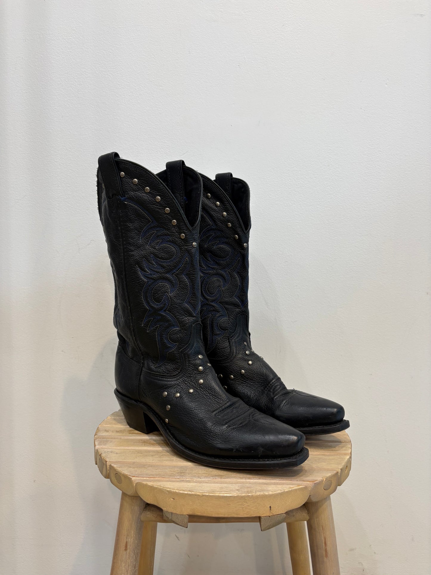 Black Studded Boots