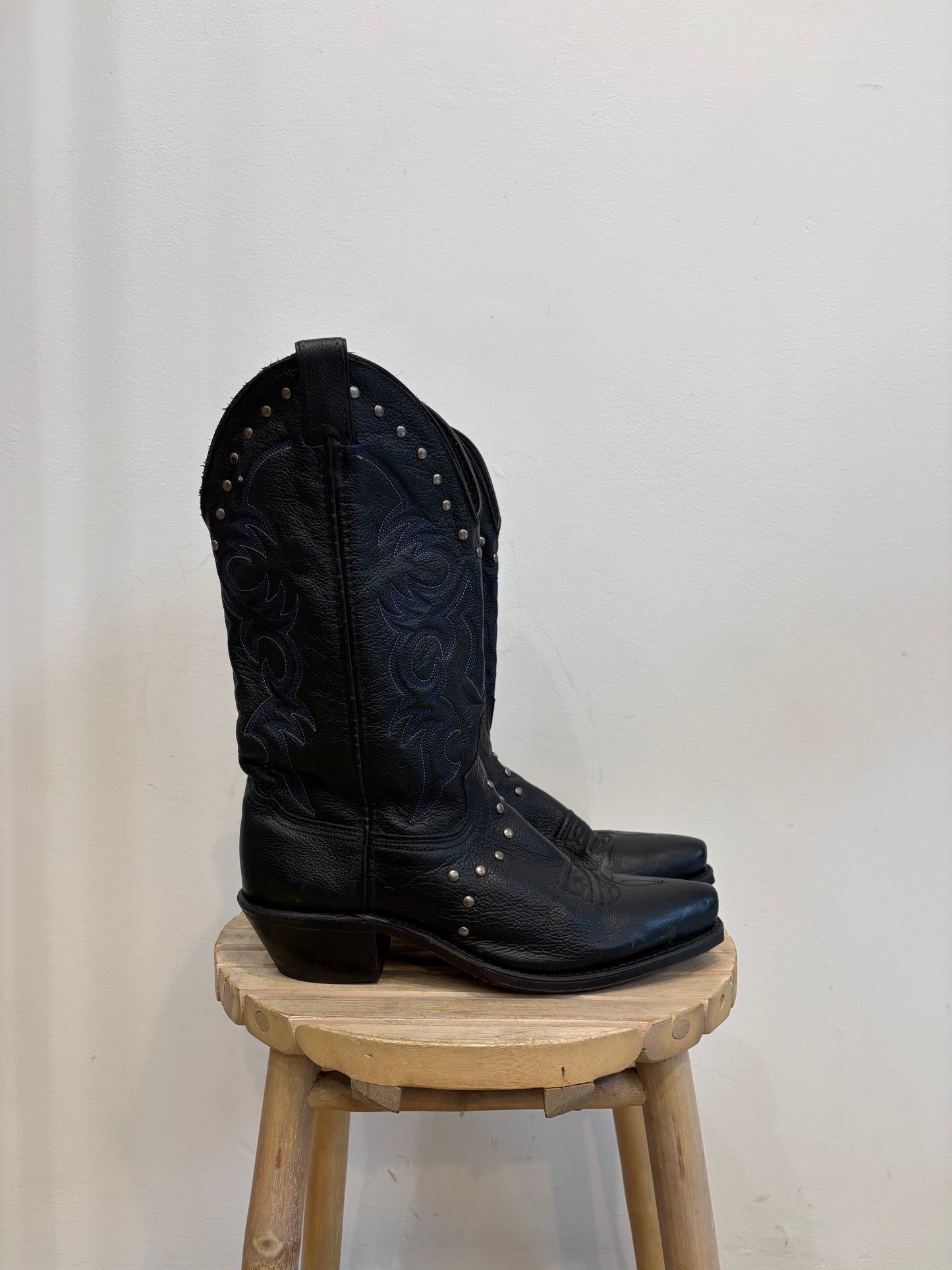 Black Studded Boots
