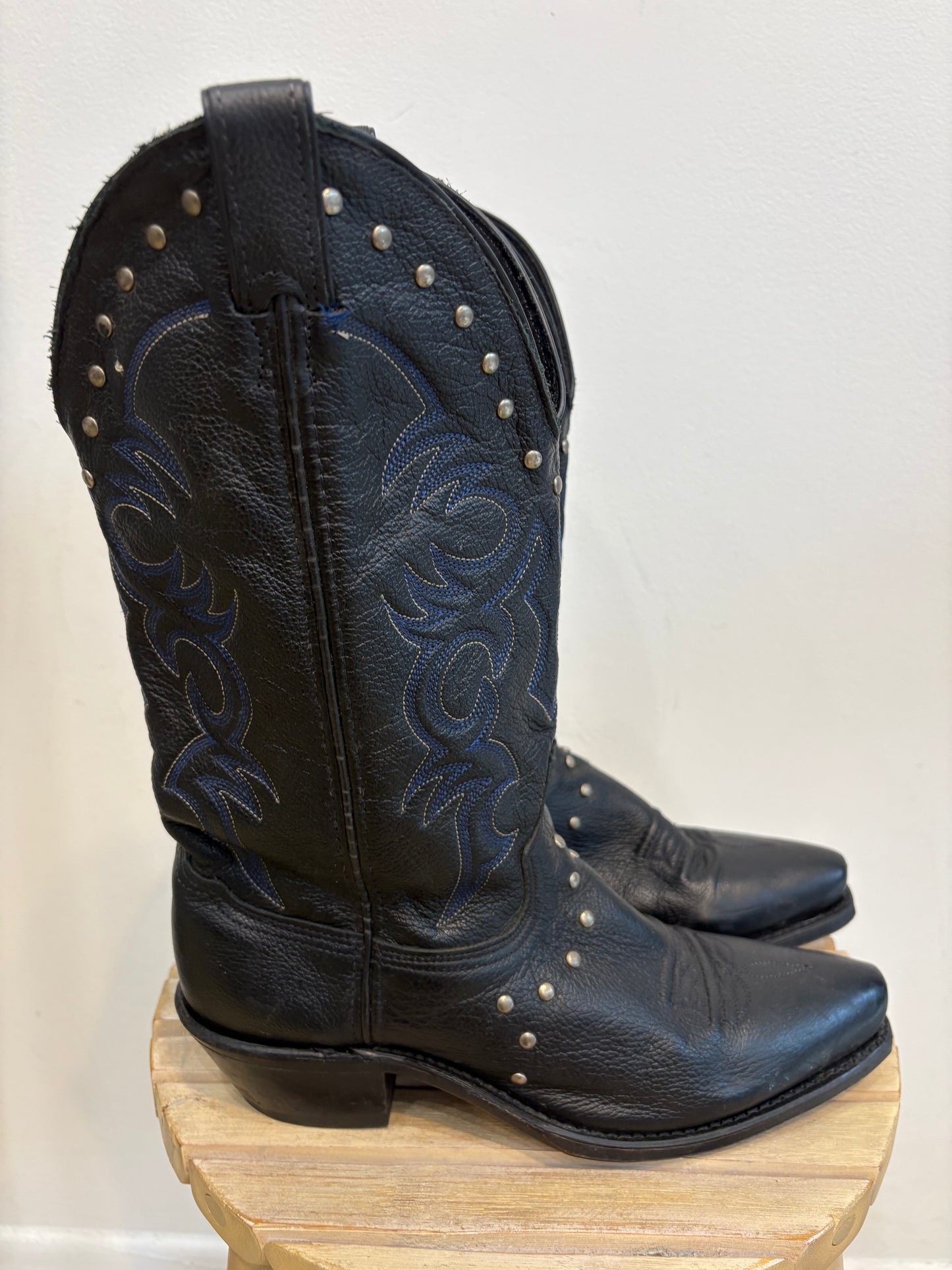 Black Studded Boots