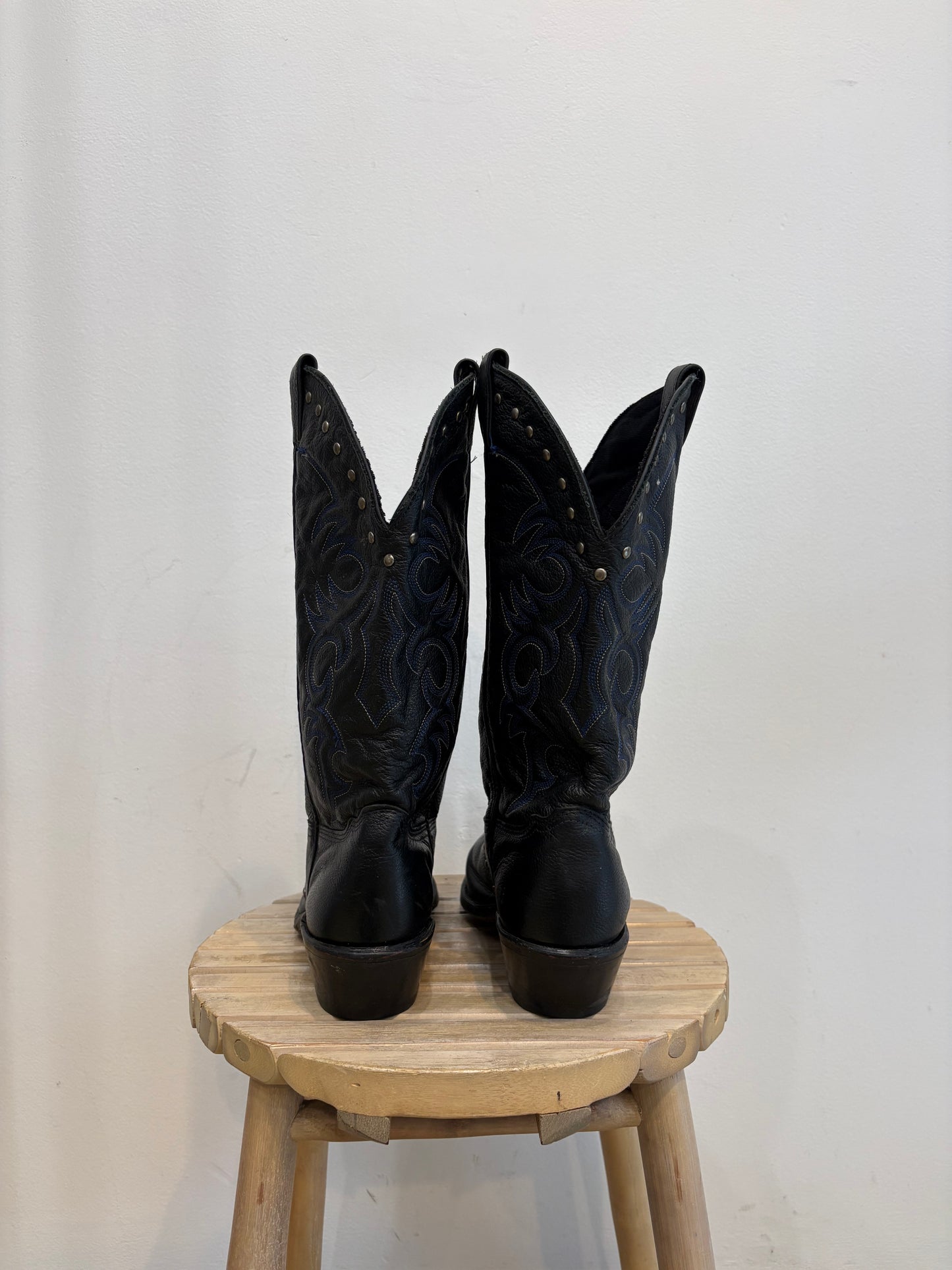 Black Studded Boots
