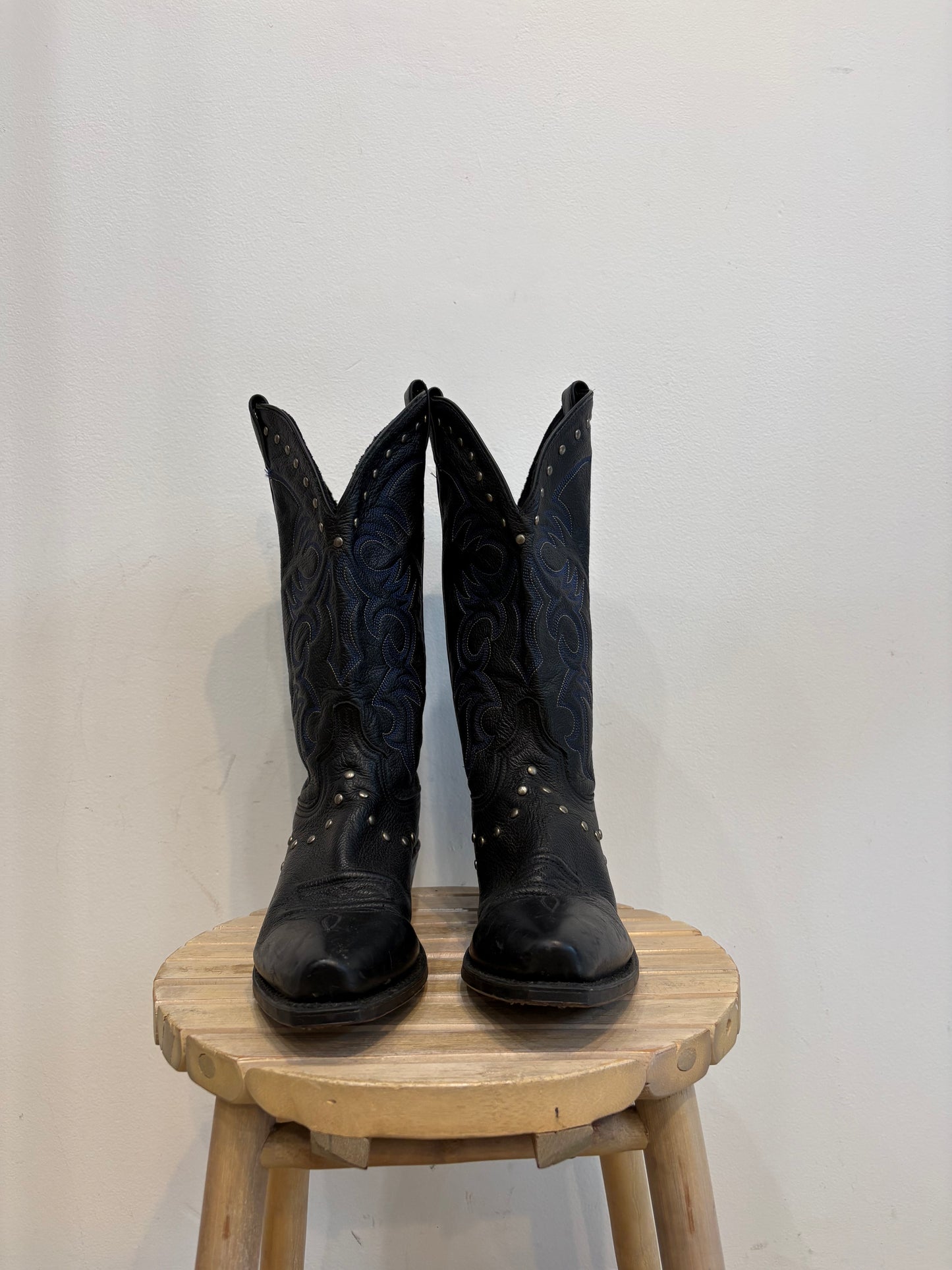 Black Studded Boots