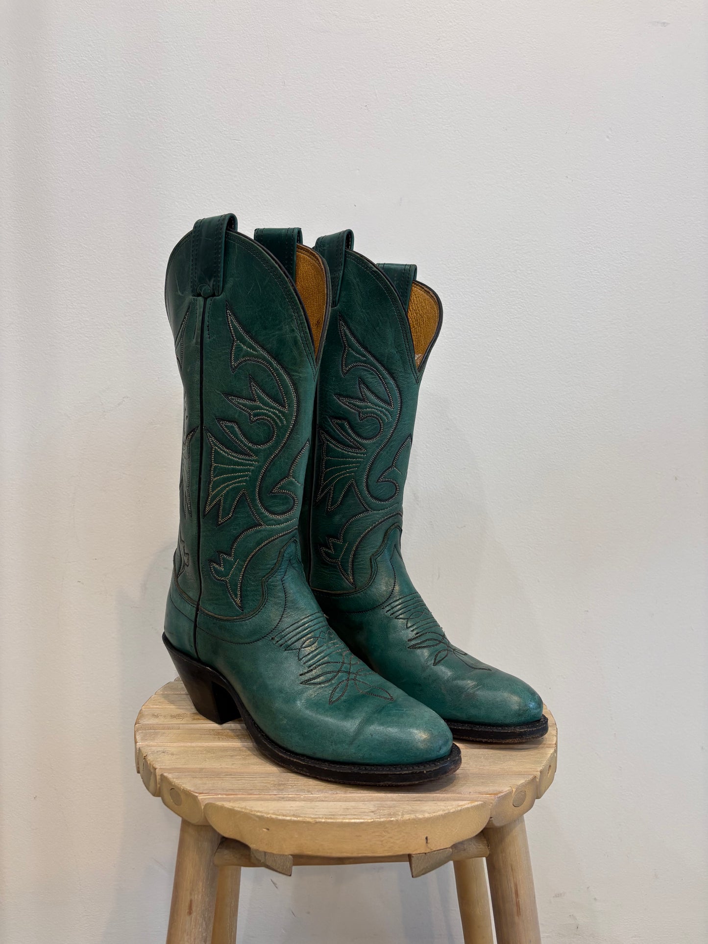 Dark Teal Boots