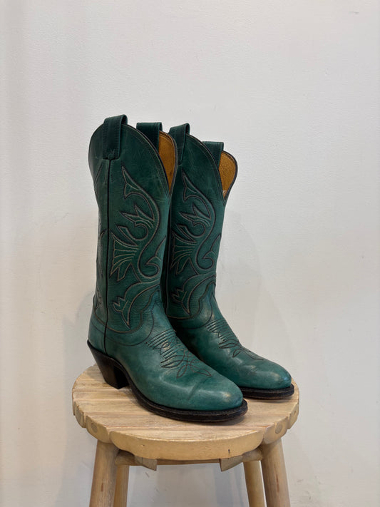 Dark Teal Boots