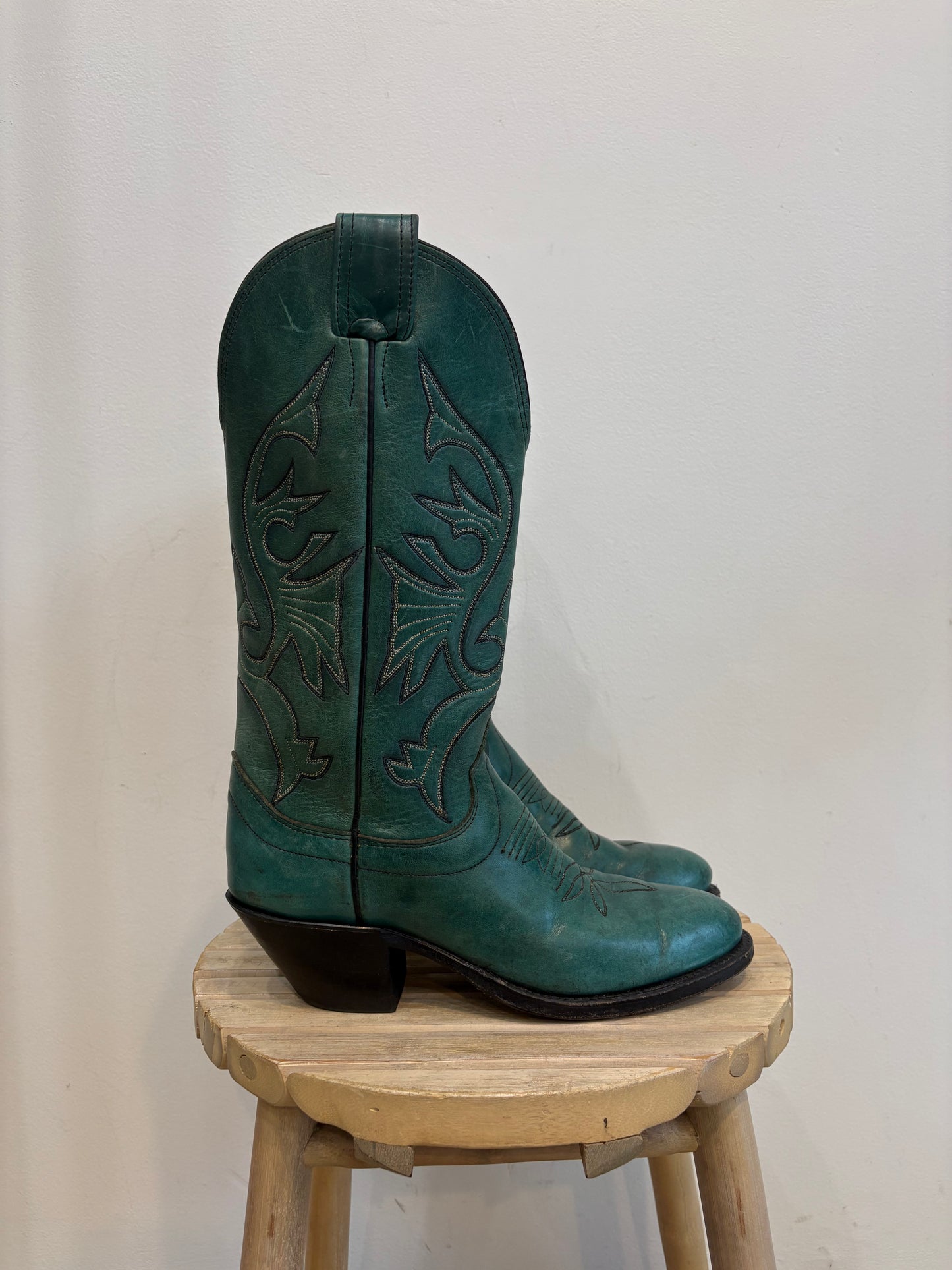Dark Teal Boots