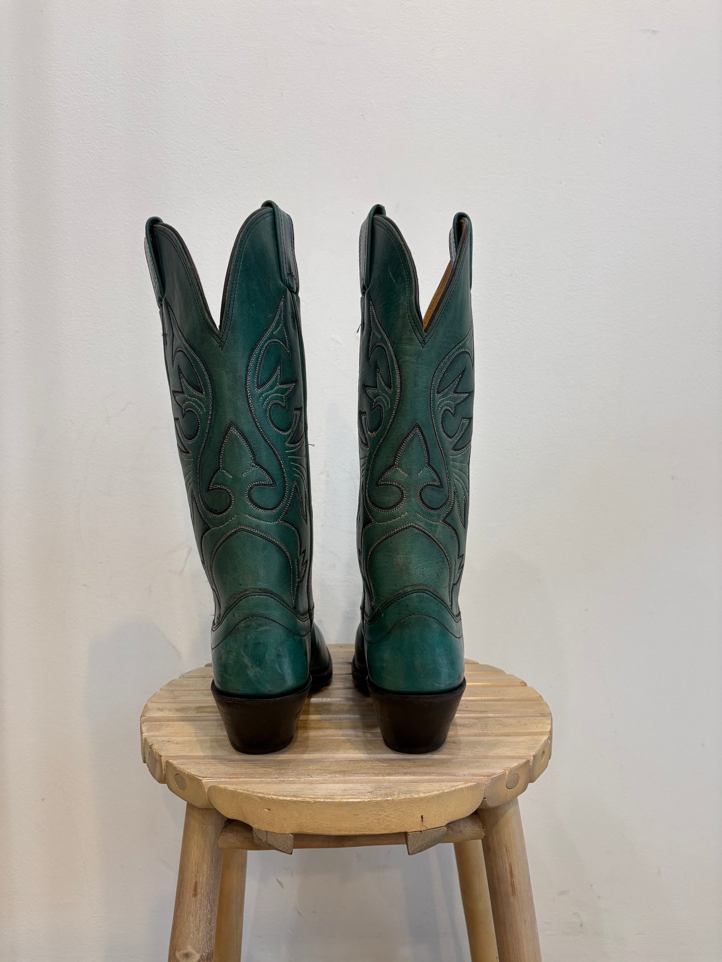 Dark Teal Boots