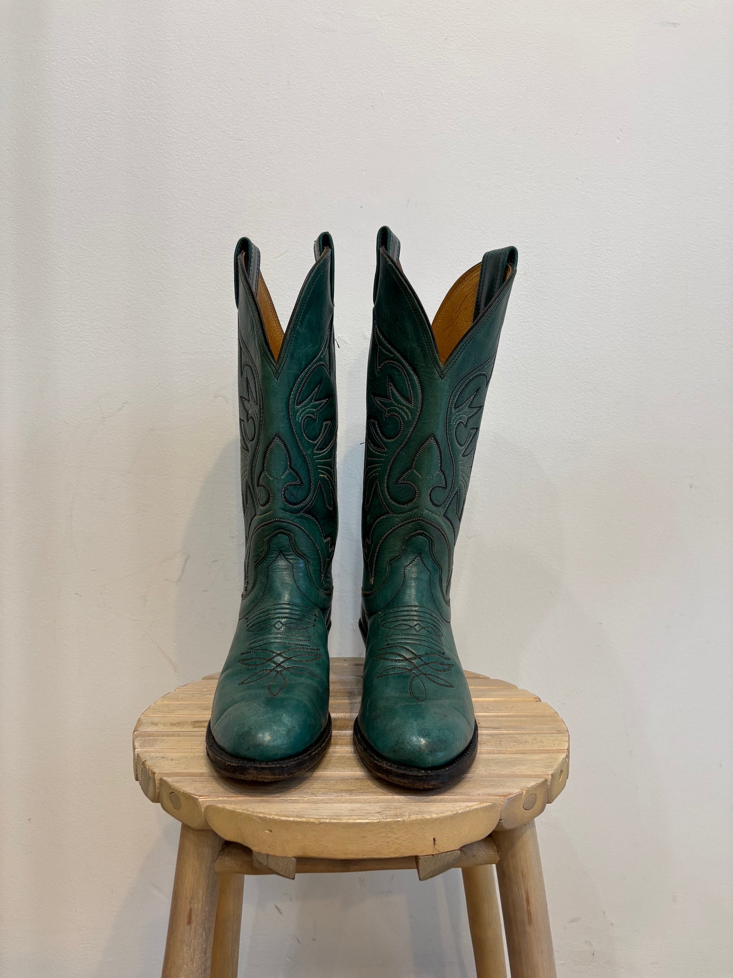 Dark Teal Boots
