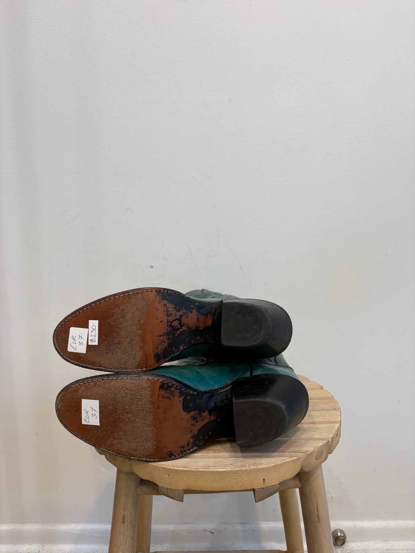 Dark Teal Boots
