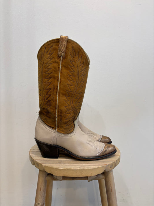 Mustard Western boots
