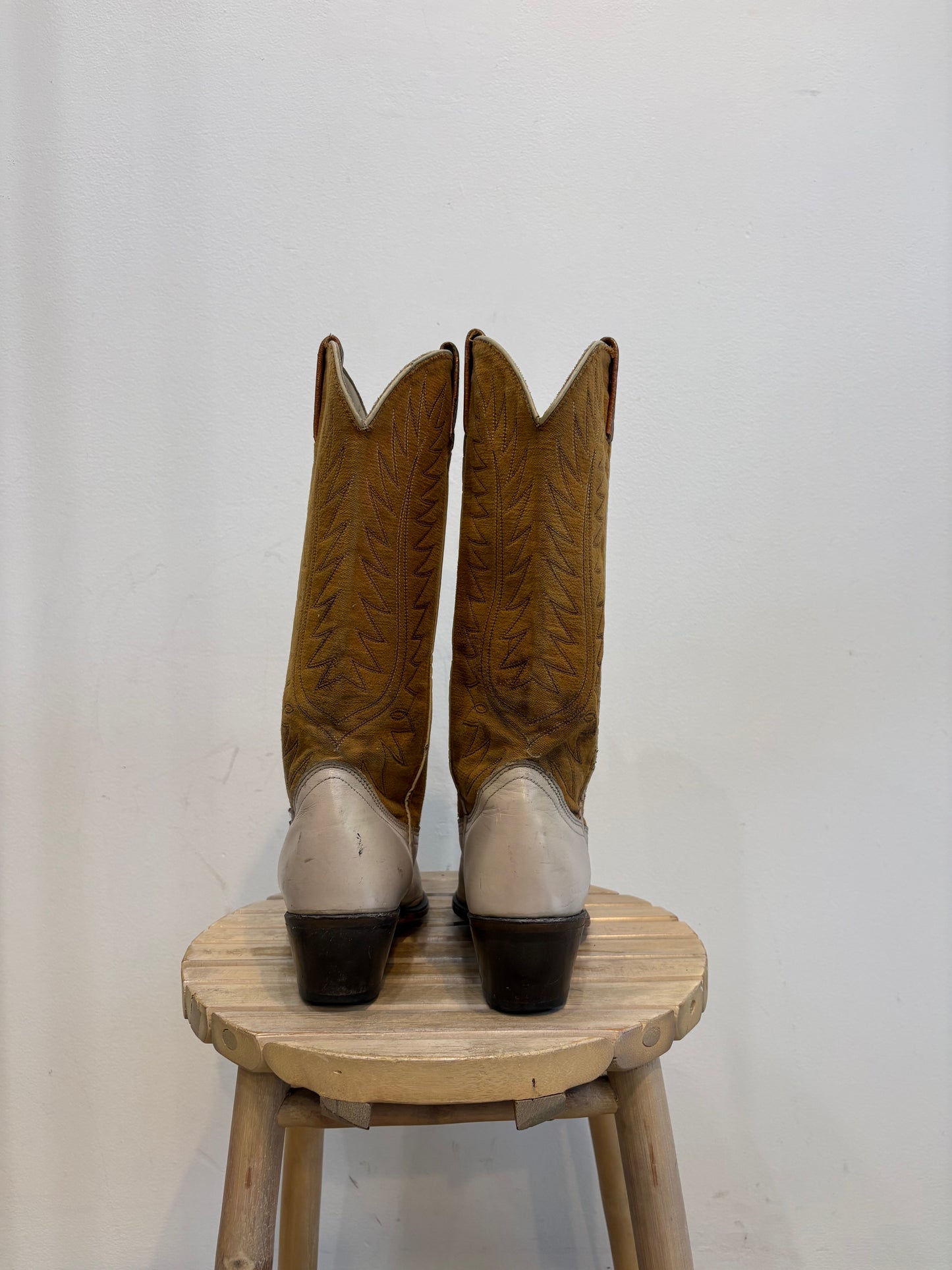 Mustard Western boots