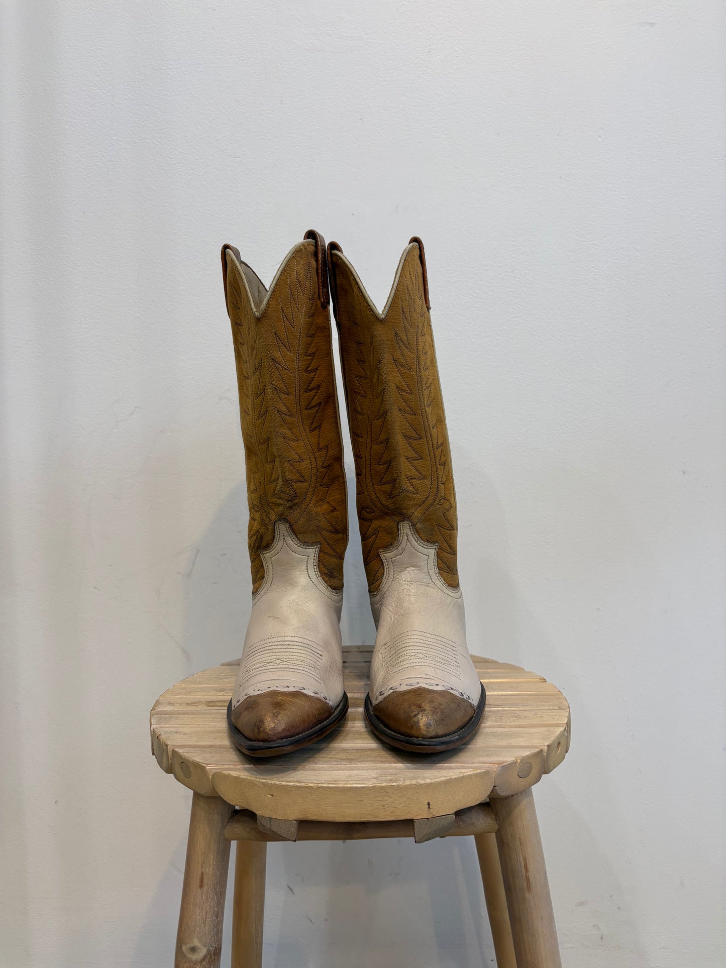 Mustard Western boots